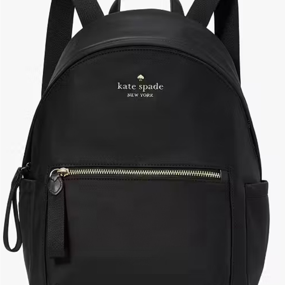 Kate Spade Black Nylon Backpack